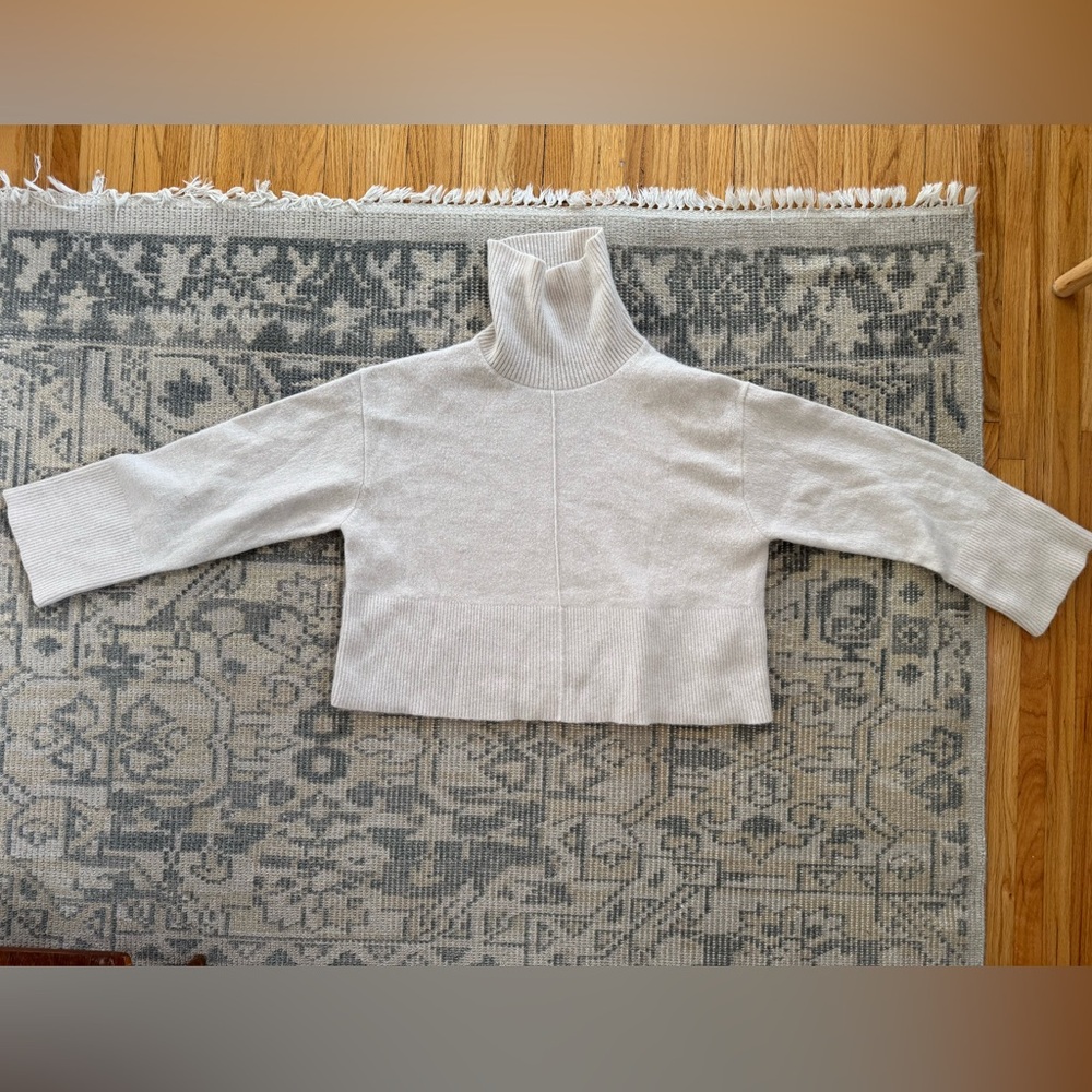 & Other stories cropped wool blend turtleneck